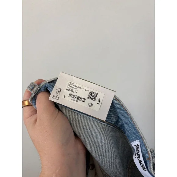 New Garage Low Rise Baggy Jeans – Tori Blue – Size 9/29 - Picture 6 of 6